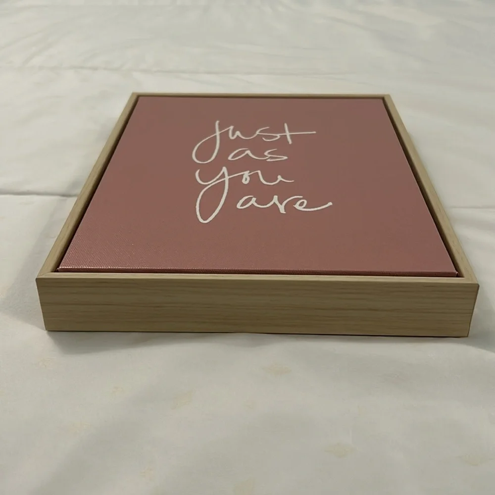 Pink Wall Art with Inspirational Quote - Picture 7 of 16